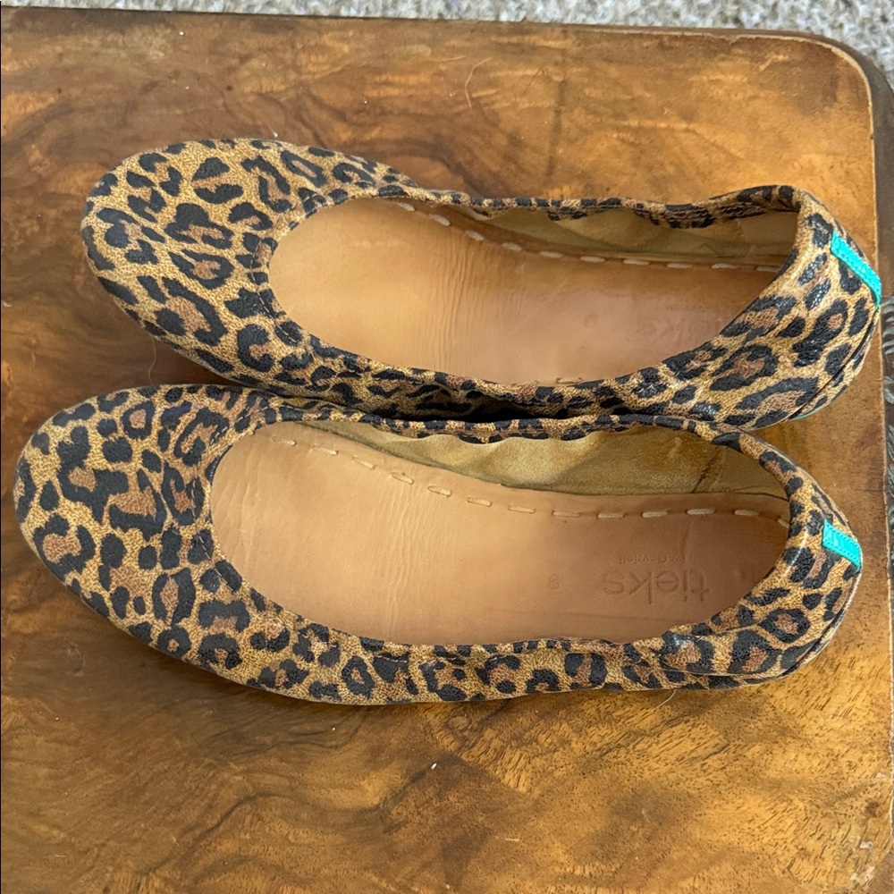 Leopard Print TIEKS Ballet Flats - Picture 4 of 6